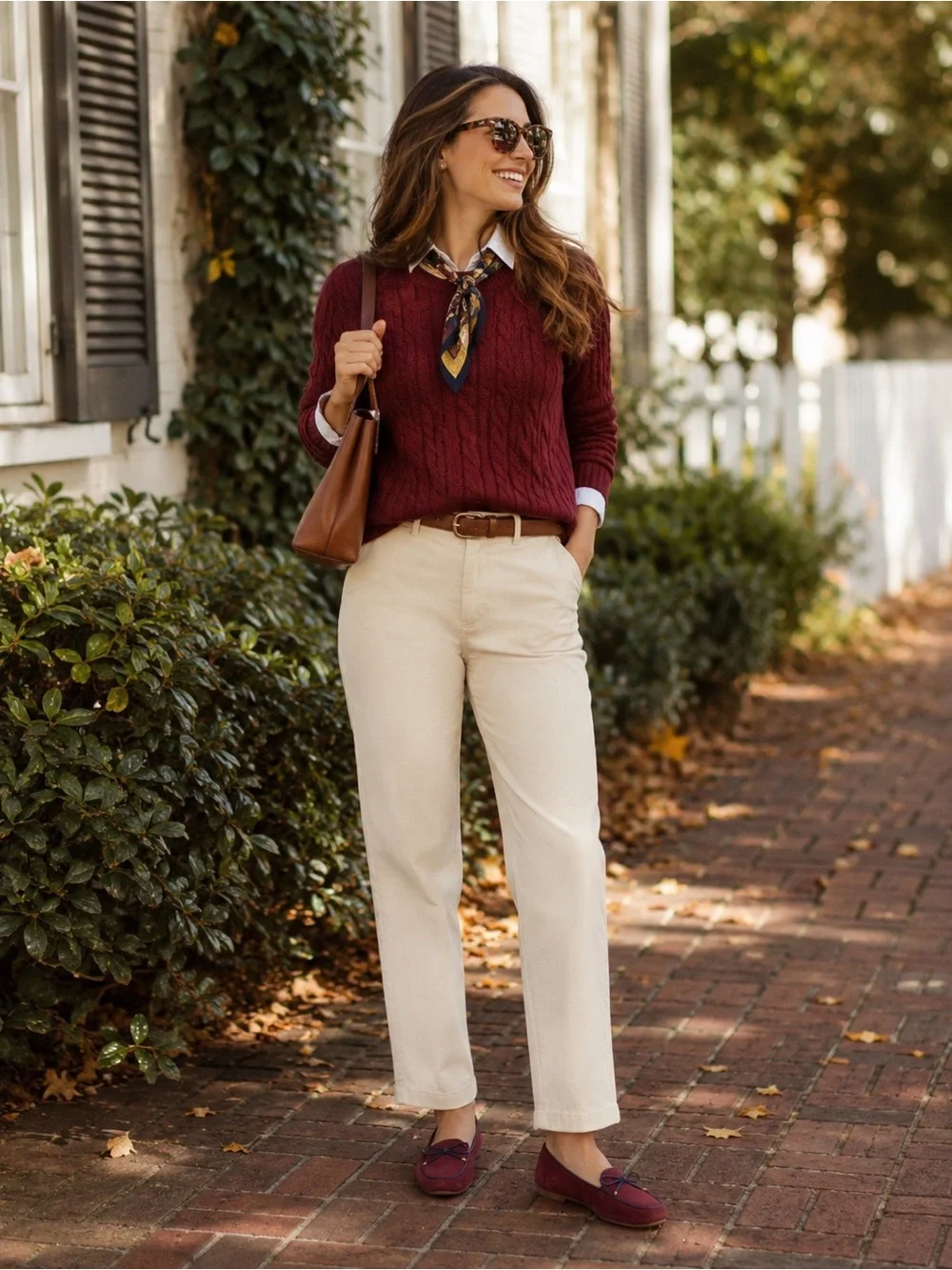 Crown & Ivy Burgundy Suede Bow Loafers | Size 7.5 | Quiet Luxury Fall Flats